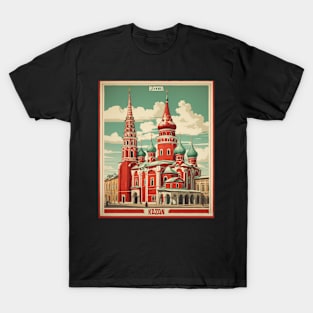 Kazan Russia Vintage Tourism Poster T-Shirt
